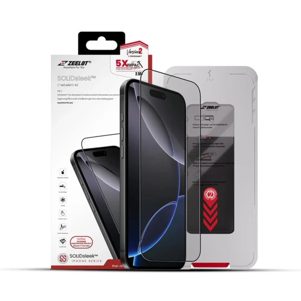 iPhone 17 Pro / Pro Max ,ZEELOT SOLIDsleek™SHADOWVUE PRIVACY